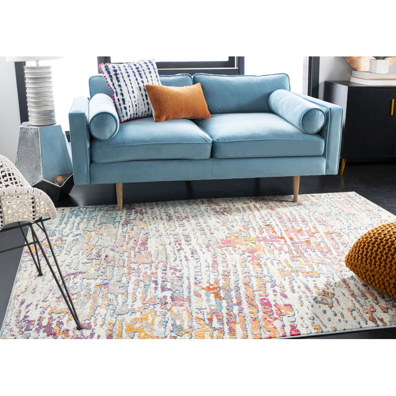 Langley Street Felty Abstract Rug & Reviews Wayfair